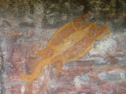 Peinture rupestre d'Ubirr