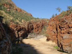 Ormiston Gorge à sec