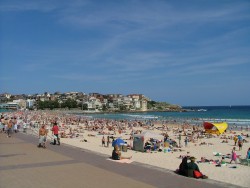 La célébrissime plage de Bondi Beach