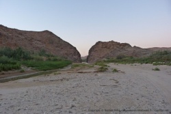 Le canyon, comme une porte d'entrée pour Puros