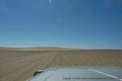 Les dunes de sable font peu à peu leur apparition