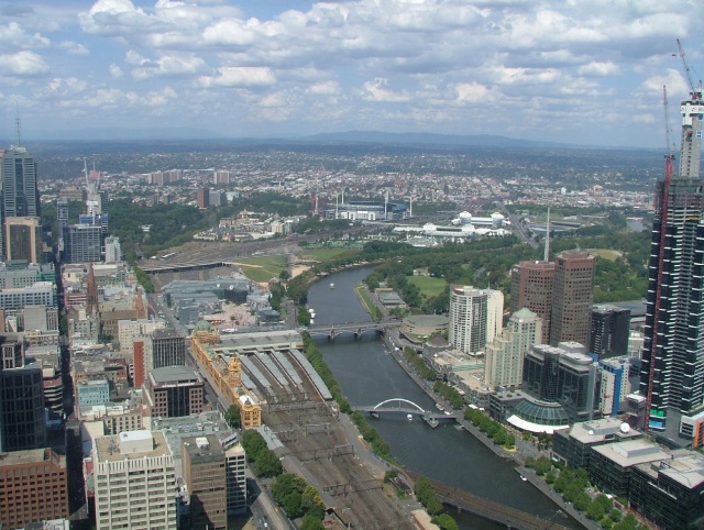 Vue panoramique de Melbourne, l'éternelle concurrente de Sydney