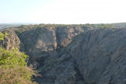 Les chutes de Ruacana, désespérément vides depuis la construction du barrage
