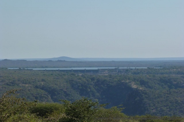 Le fameux barrage de Ruacana, où nous avons passé la frontière depuis l'Angola il y a 10 ans