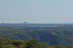Le fameux barrage de Ruacana, où nous avons passé la frontière depuis l'Angola il y a 10 ans