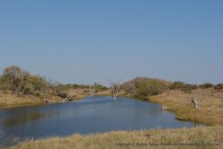 La saison des pluies a été bonne cette année, comme en témoigne le niveau de la rivière