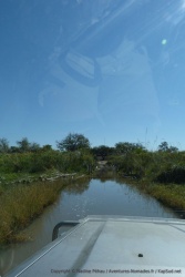 Au Botswana, même les ponts peuvent être inondés !