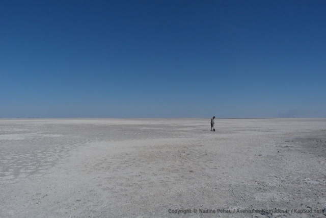 David part enquêter sur le mystère des pans de Makgadikgadi