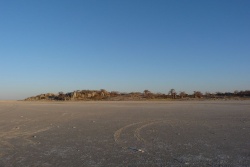 Kubu Island sous la lumière du jour déclinant