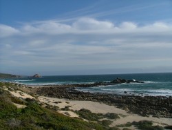 La côte sauvage de la pointe du cap Naturaliste