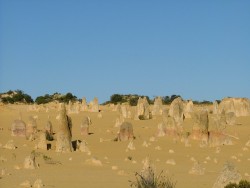 Nuancier de couleurs sur les Pinnacles