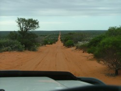 Piste typique du très rouge parc de Kalbarri