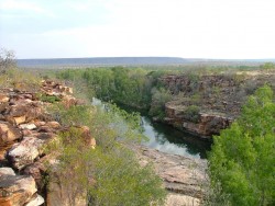 Le haut des Manning Gorges  	
