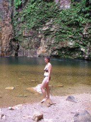 Piscine naturelle circulaire d'Emma Gorge