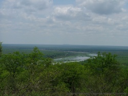 Point de vue grandiose depuis le haut de la colline