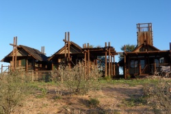 Les chalets de Bitter Pan où nous dormiront ce soir