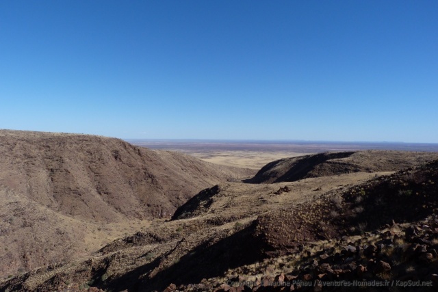 L'ancien volcan est le seul relief des alentours