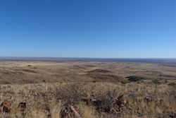 Comme souvent en Namibie, l'immensité des panoramas est à couper le souffle