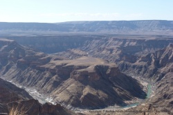 La Fish River ne coule pas en permanence mais aujourd'hui, il y a encore pas mal d'eau