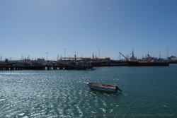 Le port de Luderitz et sa flottille importante de bateau de pêche