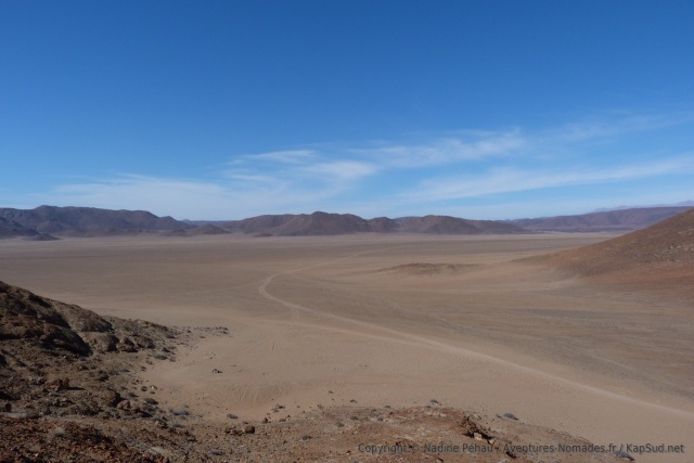 Vue somptueuse sur le Messum Crater