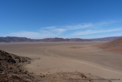 Vue somptueuse sur le Messum Crater