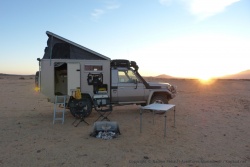 Bivouac parfait pour un réveillon de Noel seuls au monde