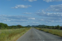 En roulant vers le nord-est, les paysages sont de plus en plus verdoyants