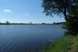 La rivière s'élargit de plus en plus jusqu'à devenir tout simplement majestueuse