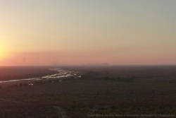 Coucher de soleil sur la rivière Runde à couper le souffle