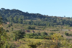 Très jolis paysages de campagne zimbabwéenne dans la montagne