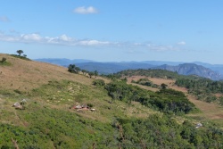 Plus on avance au coeur des montagnes, plus les fermes se font rares
