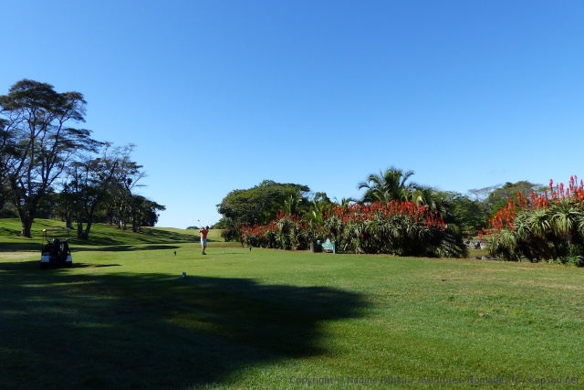 David peut enfin profiter de son cadeau d'anniversaire, un parcours sur un des plus beaux golfs 