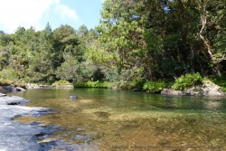 La jolie rivière de Pungwe et ses eaux cristallines