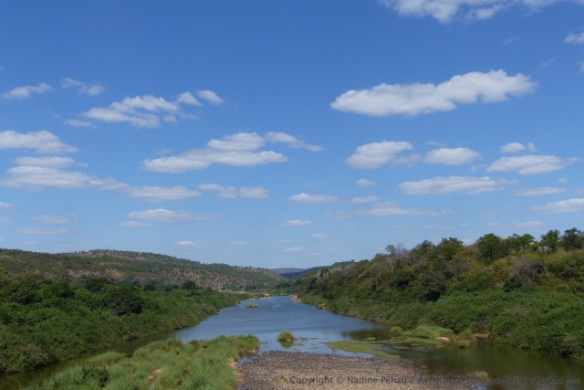 La rivière Sanyati s'avère plus imposante à traverser