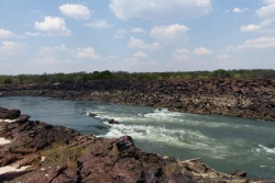 Pas aussi impressionnant qu'à Livingstone mais des rapides quand même