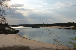 De superbes plages de sable fin bordent le Zambèze 
