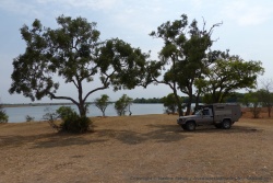 Même en début de matinée, on recherche la moindre parcelle d'ombre