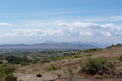 Une fois redescendus de l'autre côté du mont Kenya, les paysages s'assèchent