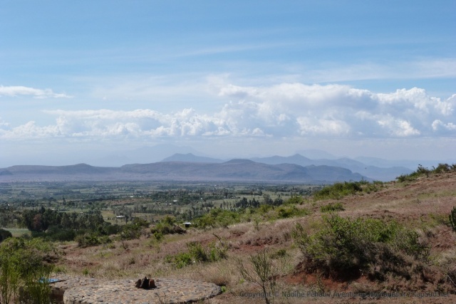 Une fois redescendus de l'autre côté du mont Kenya, les paysages s'assèchent