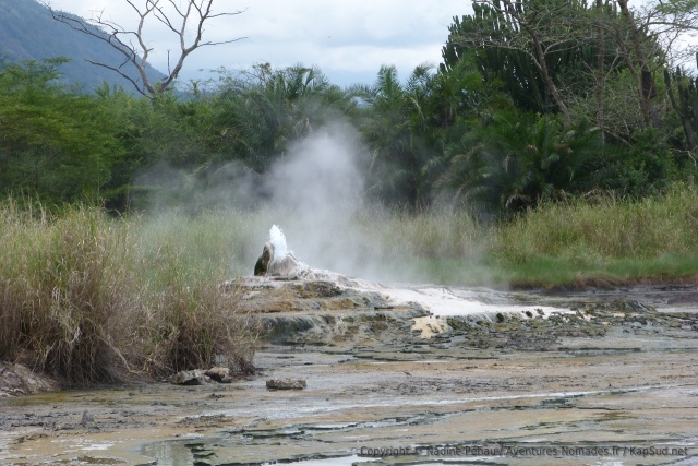 Un geyser s'active de temps en temps