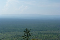 Un point de vue sur la chaine des Ruwenzoris