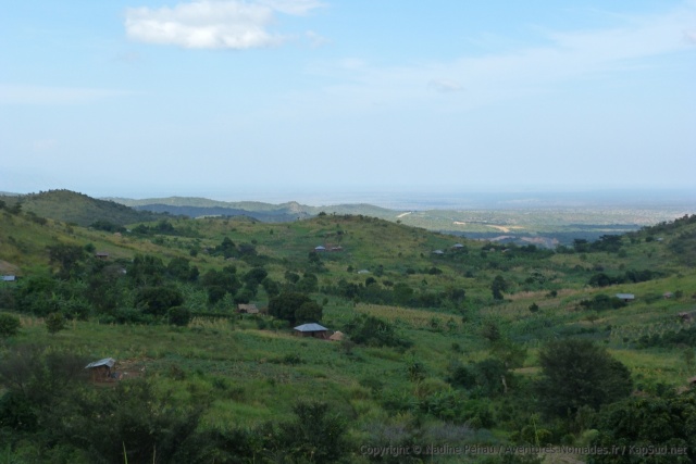 La région doit être très fertile car il y a des fermes partout