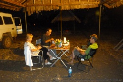 Après des journées aussi rudes, l'apéro est une pause trés appréciée !