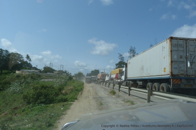 Mombasa et sa circulation chaotique pour éviter des bouchons dantesques