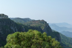 Les sommets de montagnes s'enchainent