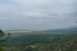 Superbe panorama sur le lac Manyara