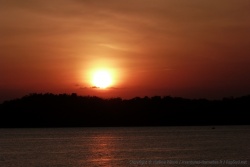 Coucher de soleil sur le lac Tanganyka