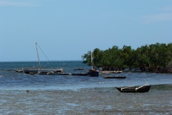 C'est marée basse, les pêcheurs ne peuvent pas sortir