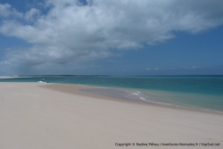 Superbe plage sur l'île de Benguerra de l'archipel Bazaruto